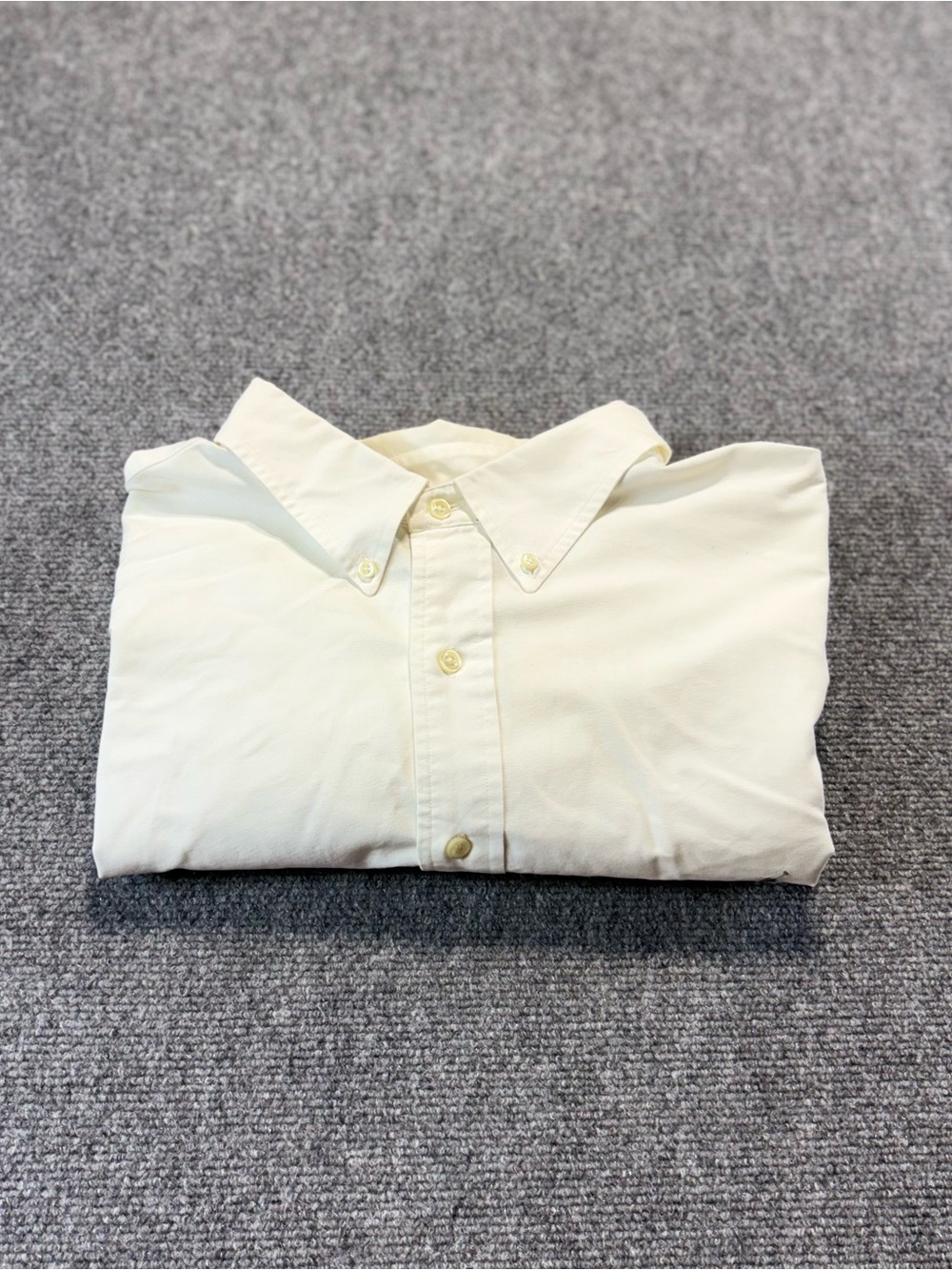 Ralph Lauren Mens Size 3XB Long Sleeve Button Down Brown Pony White Shirt